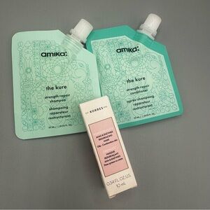 Amika “The Kure” Hair Repair Duo + Korres Pomegranate Resurfacing Mask